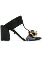 Dorothee Schumacher Embellished Open Toe Sandals - Black