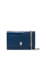 Alexander Mcqueen Mini Skull Bag - Blue
