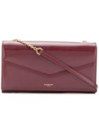Givenchy Edge Foldover Clutch - Red