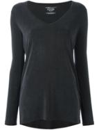 Majestic Filatures V-neck Jumper - Black