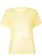 Helmut Lang Sheer T-shirt - Yellow