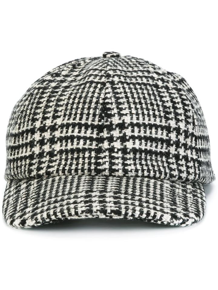 Ami Alexandre Mattiussi Baseball Cap, Men's, Black, Cotton/polyamide/polyester/wool
