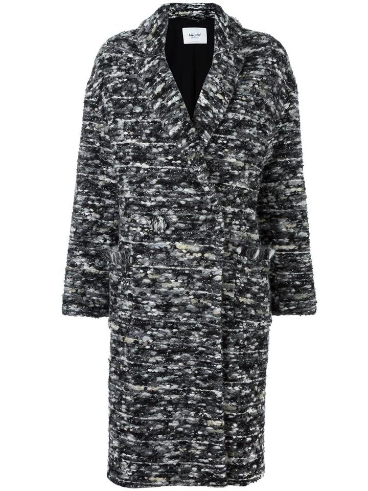 Blugirl Double Breasted Coat, Women's, Size: 40, Acrylic/polyester/wool