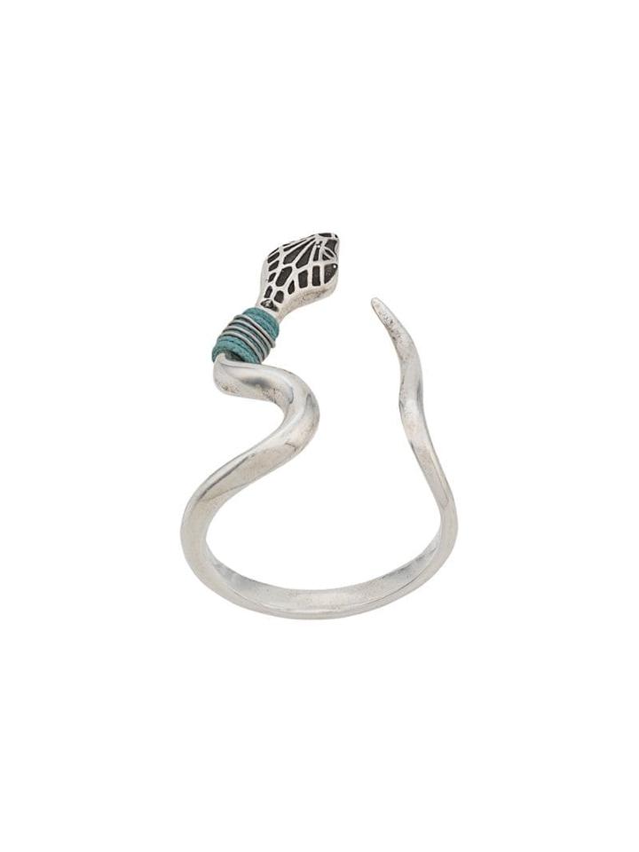 Gas Bijoux Naja Snake Ring - Silver