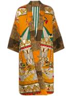 Rianna + Nina Carnaval Silk Coat - Orange