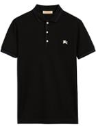 Burberry Cotton Piqué Polo Shirt - Black