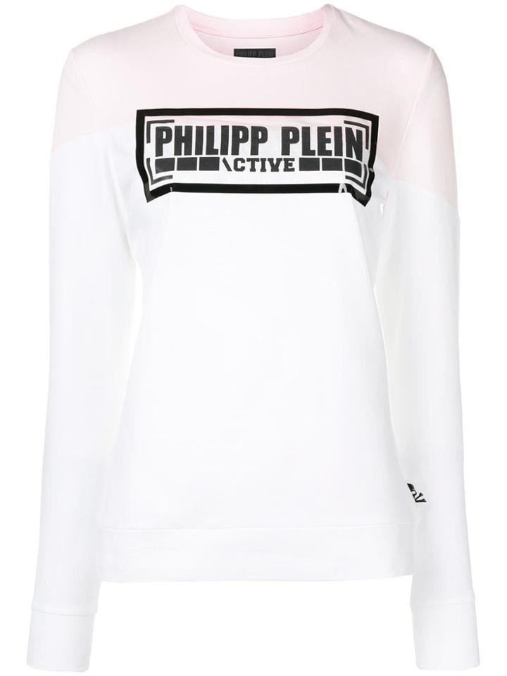 Philipp Plein Logo Sweatshirt - White