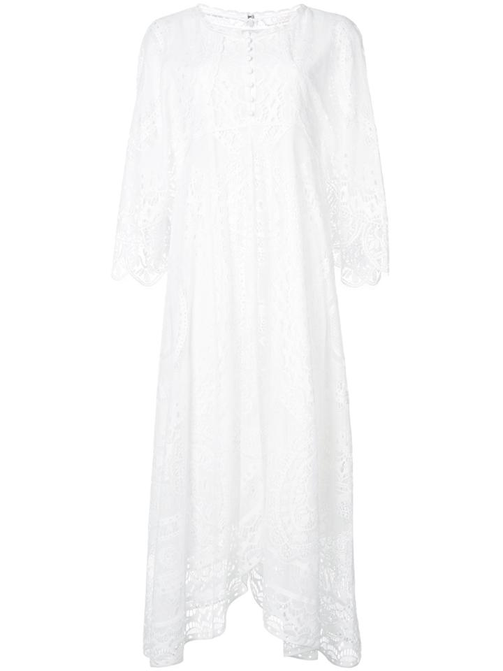 Chloé Lace Layered Dress - White