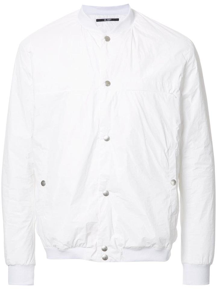 Hl Heddie Lovu 'paper' Bomber Jacket - White