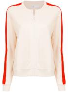 Nk Jacket With Side Stripe Detail - Nude & Neutrals