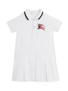 Burberry Kids Polo Dress - White