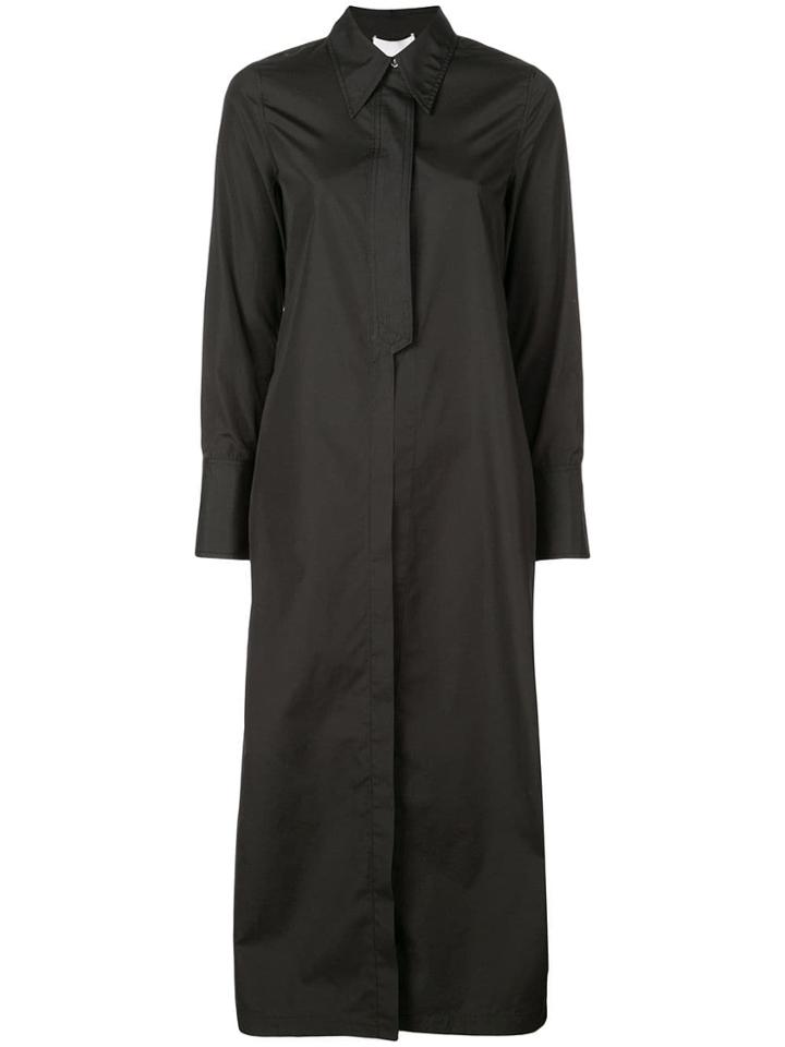 3.1 Phillip Lim Long Shirt Jacket - Black