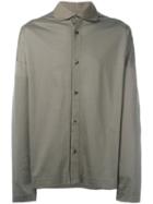 Homme Plissé Issey Miyake Classic Shirt, Men's, Size: 2, Green, Cotton