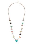 Jessie Western Animal Beaded Necklace - Brown