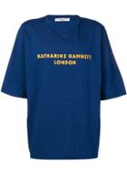 Katharine Hamnett Logo Print T-shirt - Blue