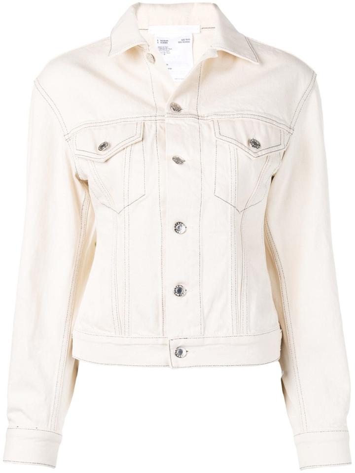 Helmut Lang Basic Denim Jacket - Neutrals