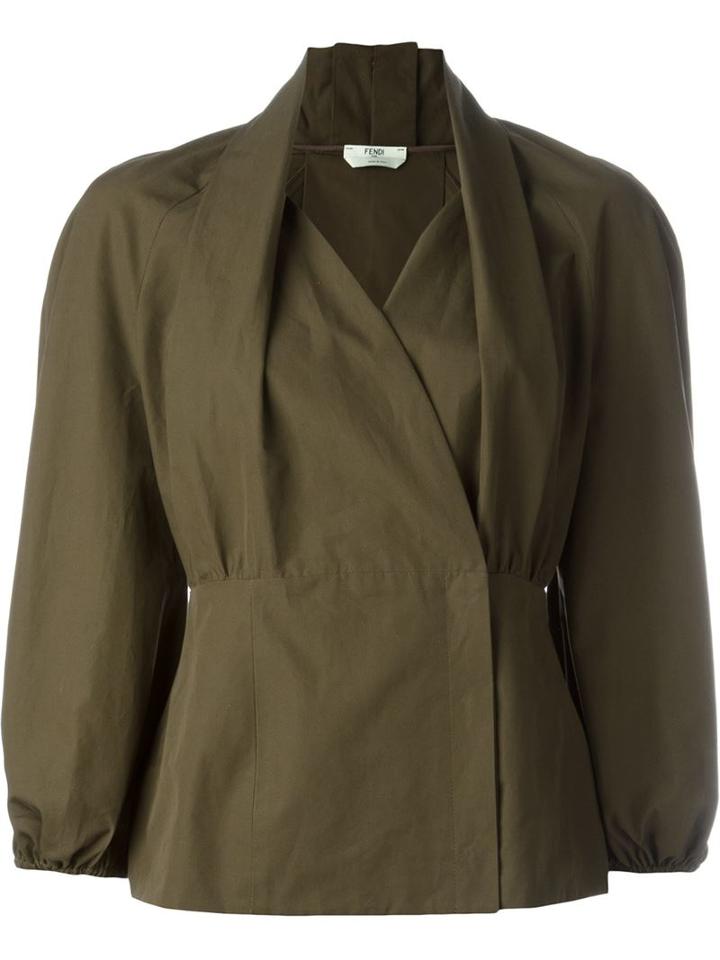 Fendi Puffed Sleeve Shirt