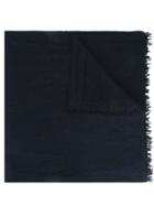 Faliero Sarti 'danas' Scarf, Adult Unisex, Blue, Silk/cashmere