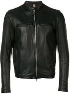 Tagliatore Richarde Leather Jacket - Black