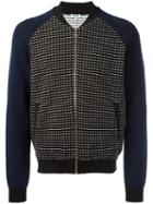 Kenzo Zip-up Knitted Bomber, Men's, Size: Small, Black, Cotton/polypropylene