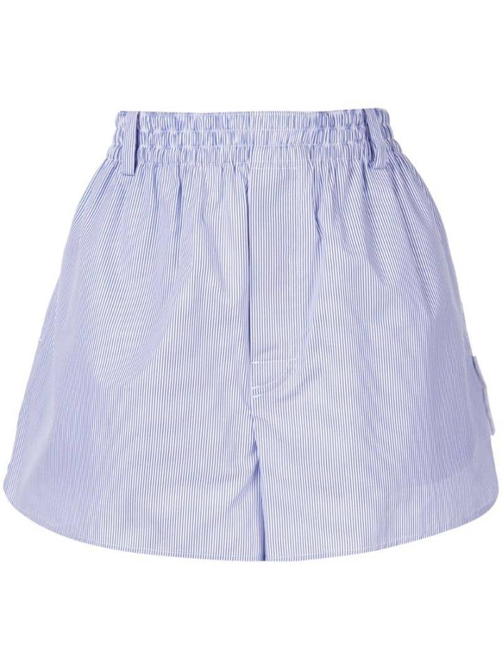 Alexander Wang Elasticated Waist Shorts - Blue