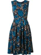 Samantha Sung 'rachel' Dress, Women's, Size: 8, Blue, Wool/silk