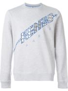 Kenzo Flash Kenzo Sweatshirt, Men's, Size: L, Grey, Cotton