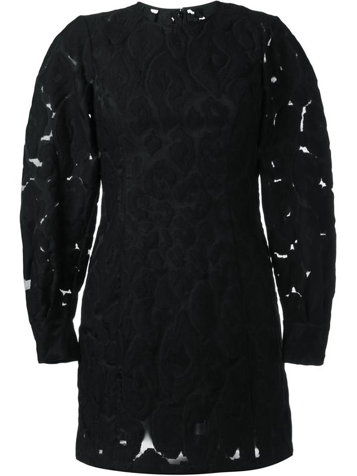 Versace Leopard Jacquard Dress