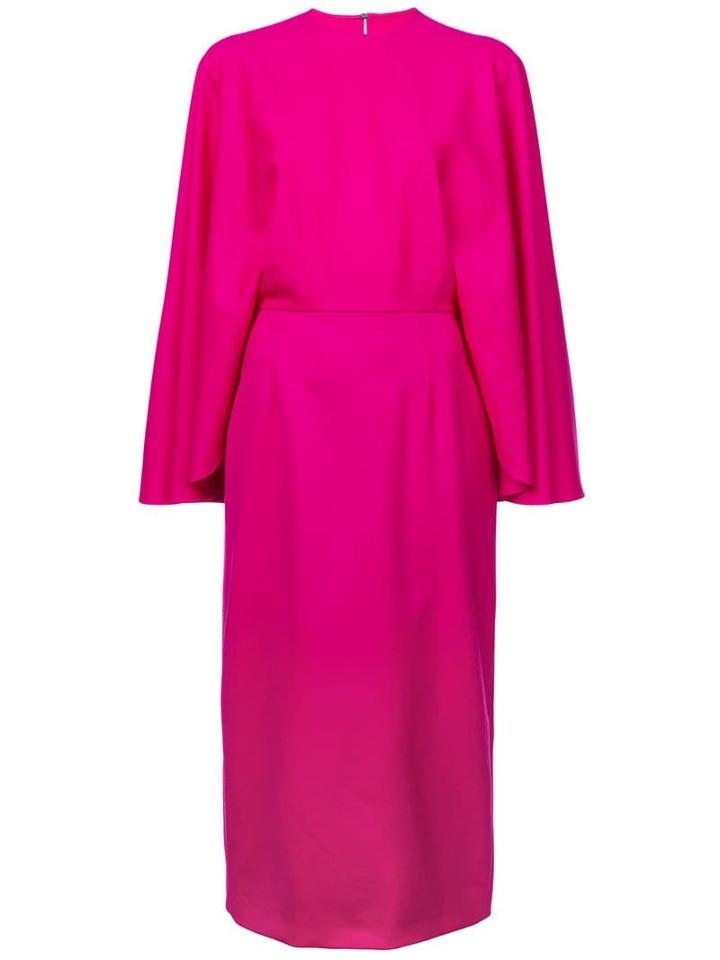 Sara Battaglia Cape Style Dress - Pink