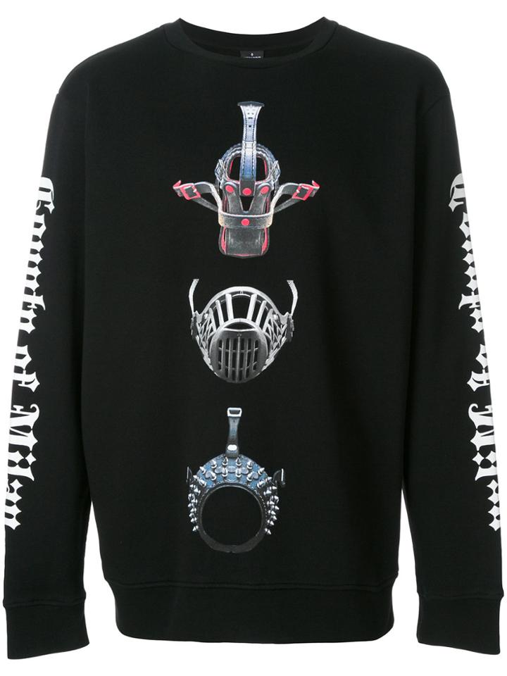 Marcelo Burlon County Of Milan Muzzles Crewneck Sweatshirt - Black