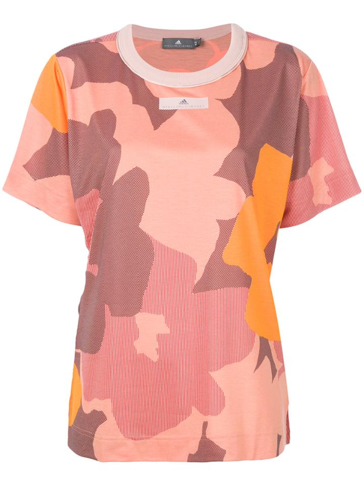 Adidas By Stella Mccartney Flower Patterned T-shirt - Yellow & Orange