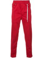 Mastermind World Skull Print Cuff Track Pants - Red
