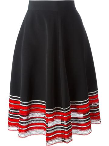 Sakayori. Embroidered Hem Skirt