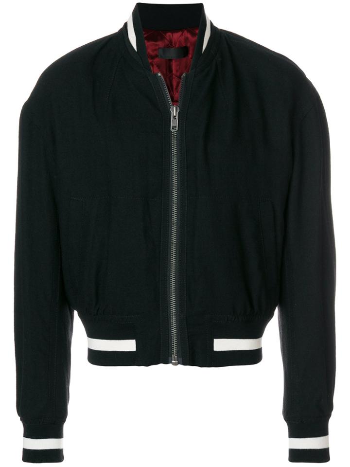Haider Ackermann Zipped Bomber Jacket - Black