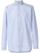 Dnl Plain Button-down Shirt - Blue