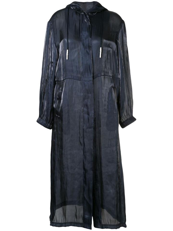 Manning Cartell Long-line Jacket - Blue