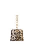 Rixo Amelie Leopard Print Mini Bracelet Bag - Multicoloured