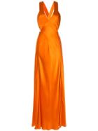 Alberta Ferretti Evening Gown - Orange