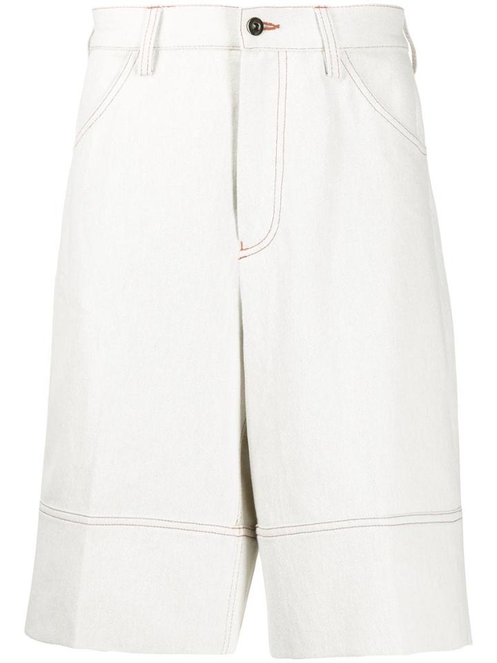 Qasimi Teima Bermuda Shorts - Neutrals