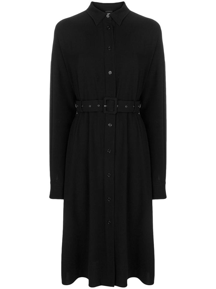 Aspesi Belted Shirt Dress - Black