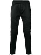 Neil Barrett - Ribbed Skinny Trousers - Men - Cotton/polyester/polyurethane - S, Black, Cotton/polyester/polyurethane