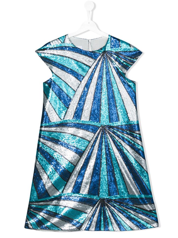Señorita Lemoniez - Halia Dress - Kids - Cotton/polyester - 14 Yrs, Blue