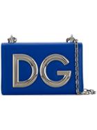 Dolce & Gabbana Logo Crossbody Bag - Blue