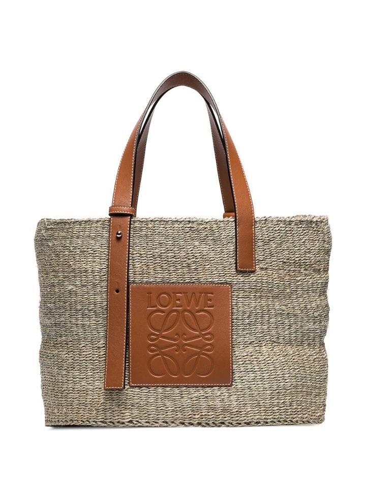 Loewe Logo Basket Tote - Brown