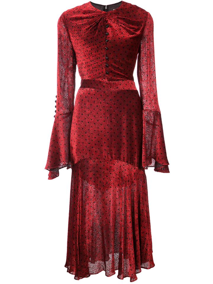 Prabal Gurung Keyhole Twist Dress - Red