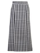 Andrea Marques Monochrome Skirt, Women's, Size: 42, White, Cotton/spandex/elastane/acetate
