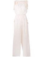 Ulla Johnson - Striped Jumpsuit - Women - Cotton - 6, White, Cotton