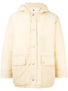 Our Legacy Hooded Padded Parka Coat, Men's, Size: 46, Nude/neutrals, Cotton/polyamide