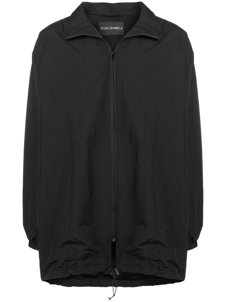 Yuiki Shimoji Short Hair Woman Windbreaker - Black