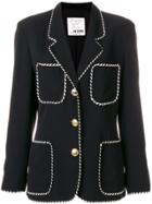 Moschino Vintage Striped Piping Jacket - Black